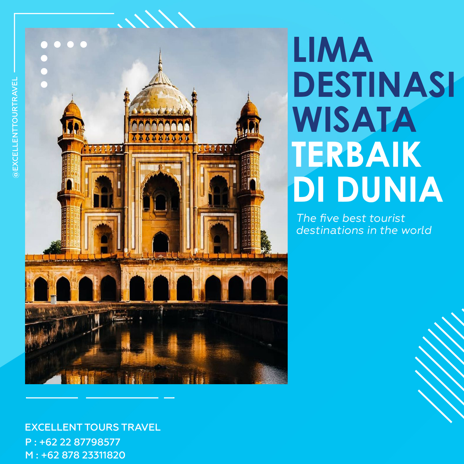 5 DESTINASI WISATA TERBAIK DI DUNIA – Excellent Tours And Travel